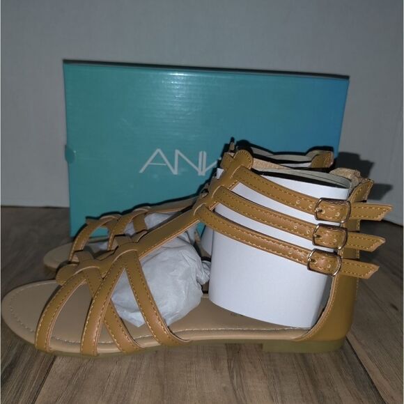 ANNA Gladiator Sandals Mavis-7 Tan Color Women's Size: 5½ NEW - Picture 7 of 7